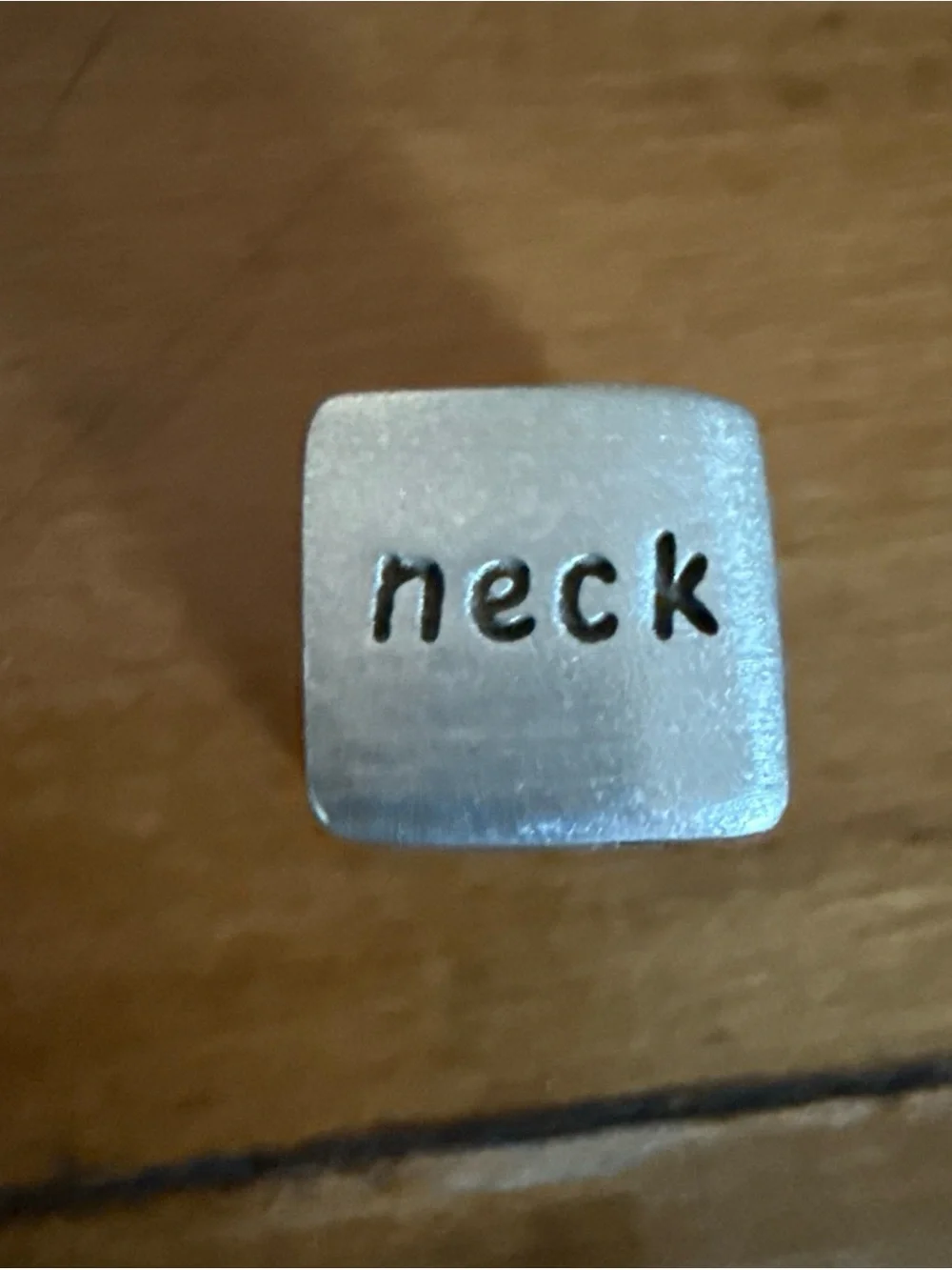 RedEnvelope Get-Lucky Pewter Dice Set — Gray and Red Branding